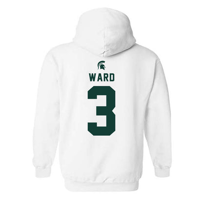 Michigan State - NCAA Men's Basketball : Cam Ward - Classic Shersey Hooded Sweatshirt-1