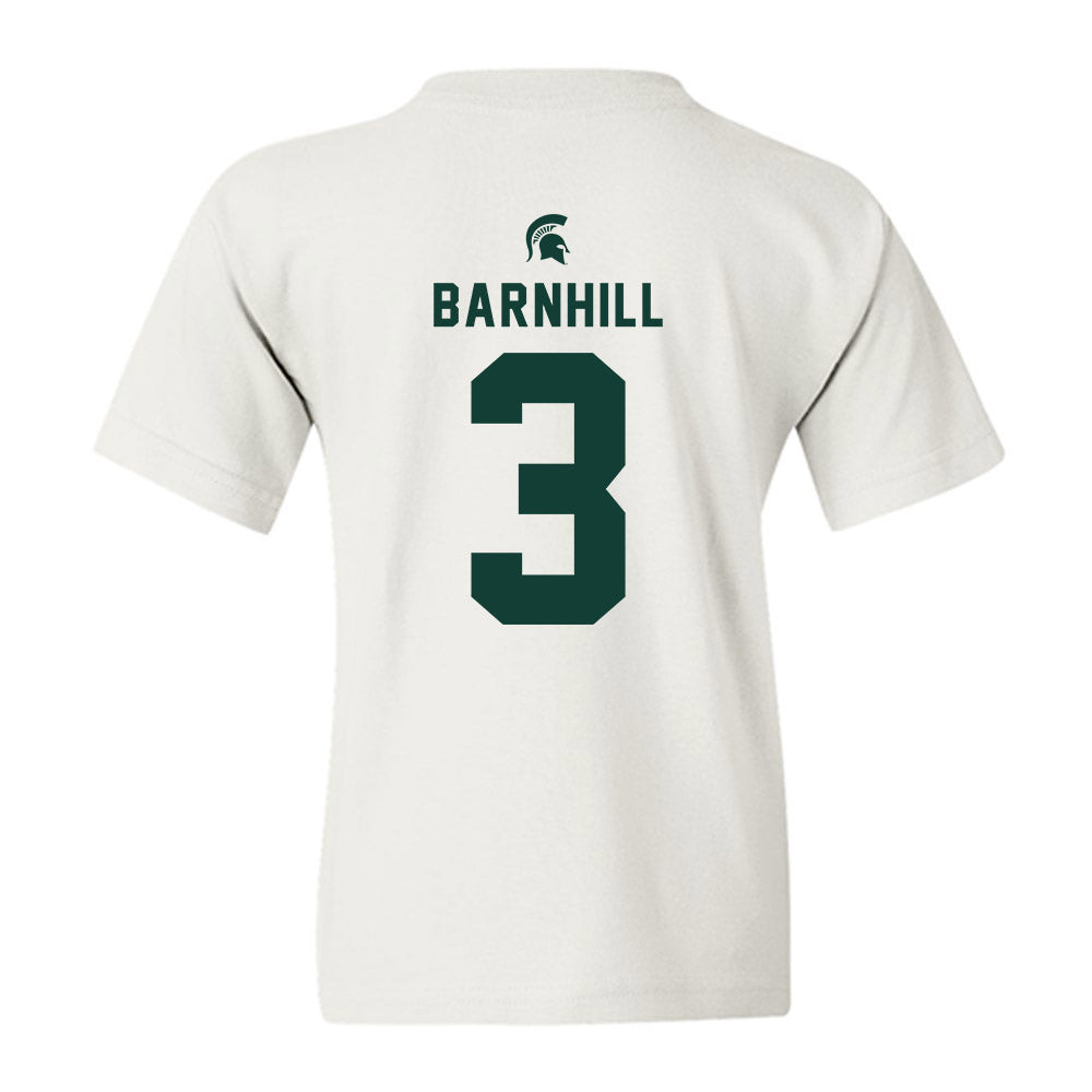 Michigan State - NCAA Men's Ice Hockey : Sean Barnhill - Classic Shersey Youth T-Shirt-1