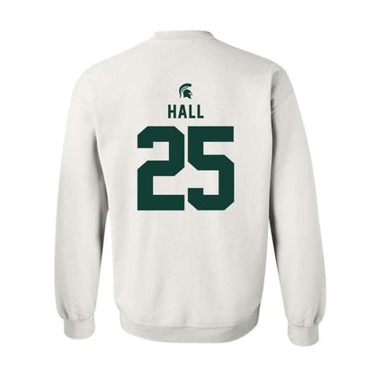 Michigan State - NCAA Men's Basketball : Malik Hall - Classic Shersey Crewneck Sweatshirt-1