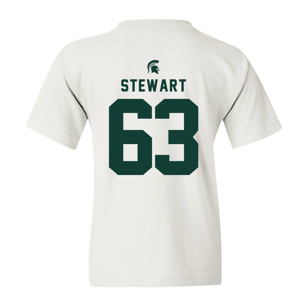 Michigan State - NCAA Football : Payton Stewart - Classic Shersey Youth T-Shirt-1