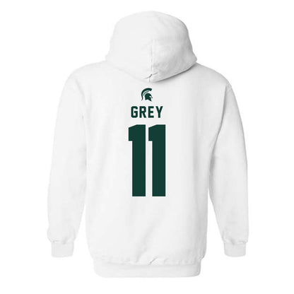 Michigan State - NCAA Softball : Liv Grey - Classic Shersey Hooded Sweatshirt-1