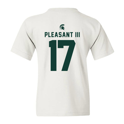 Michigan State - NCAA Football : Eddie Pleasant III - Classic Shersey Youth T-Shirt-1