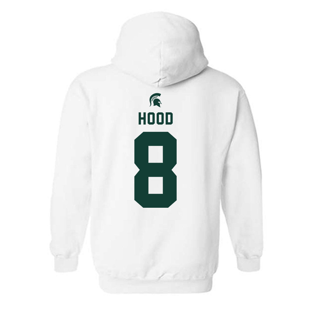 Michigan State - NCAA Women's Volleyball : Mia Hood - Classic Shersey Hooded Sweatshirt-1