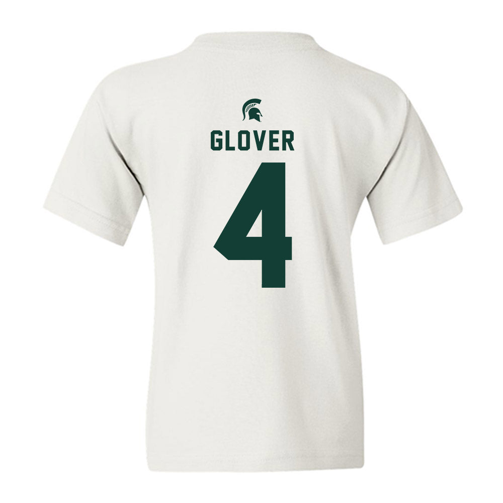 Michigan State - NCAA Football : Jaron Glover - Classic Shersey Youth T-Shirt-1