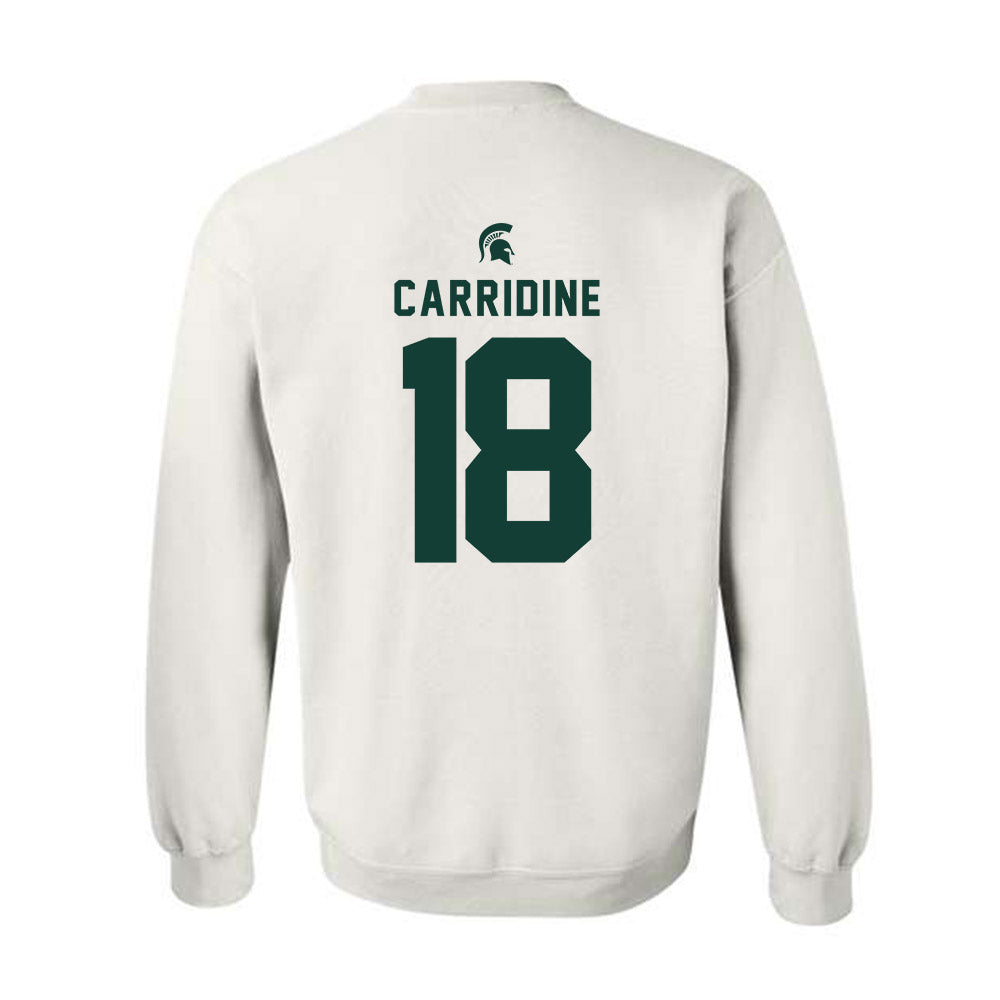 Michigan State - NCAA Football : Atticus Carridine - Classic Shersey Crewneck Sweatshirt-1