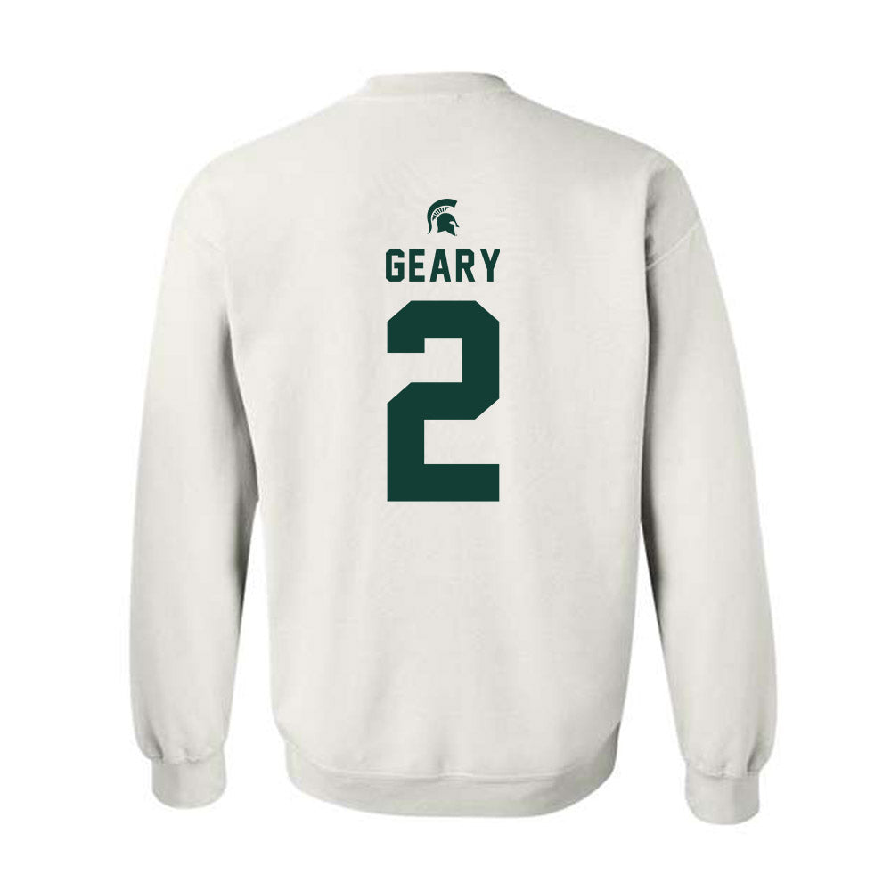 Michigan State - NCAA Men's Ice Hockey : Patrick Geary - Classic Shersey Crewneck Sweatshirt-1