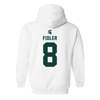 Michigan State - NCAA Men's Basketball : Frankie Fidler - Classic Shersey Hooded Sweatshirt-1