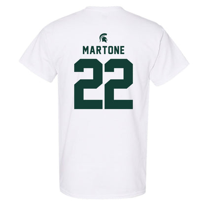Michigan State - NCAA Men's Ice Hockey : Porter Martone - Classic Shersey T-Shirt-1