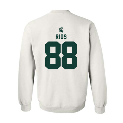 Michigan State - NCAA Football : Kai Rios - Classic Shersey Crewneck Sweatshirt-1