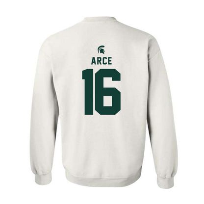 Michigan State - NCAA Men's Soccer : Colin Arce - Classic Shersey Crewneck Sweatshirt-1