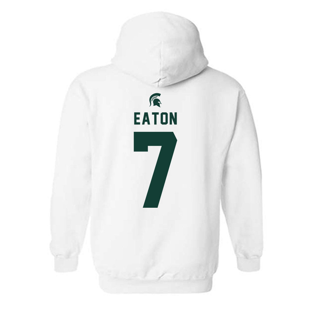 Michigan State - NCAA Football : Joshua Eaton - Classic Shersey Hooded Sweatshirt-1