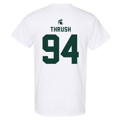 Michigan State - NCAA Football : Cal Thrush - Classic Shersey T-Shirt-1