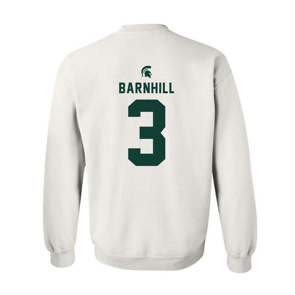 Michigan State - NCAA Men's Ice Hockey : Sean Barnhill - Classic Shersey Crewneck Sweatshirt-1