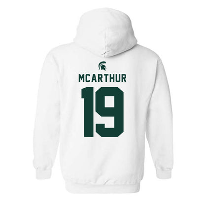 Michigan State - NCAA Women's Volleyball : Amani McArthur - Classic Shersey Hooded Sweatshirt-1