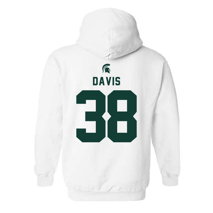 Michigan State - NCAA Football : Dorian Davis - Classic Shersey Hooded Sweatshirt-1