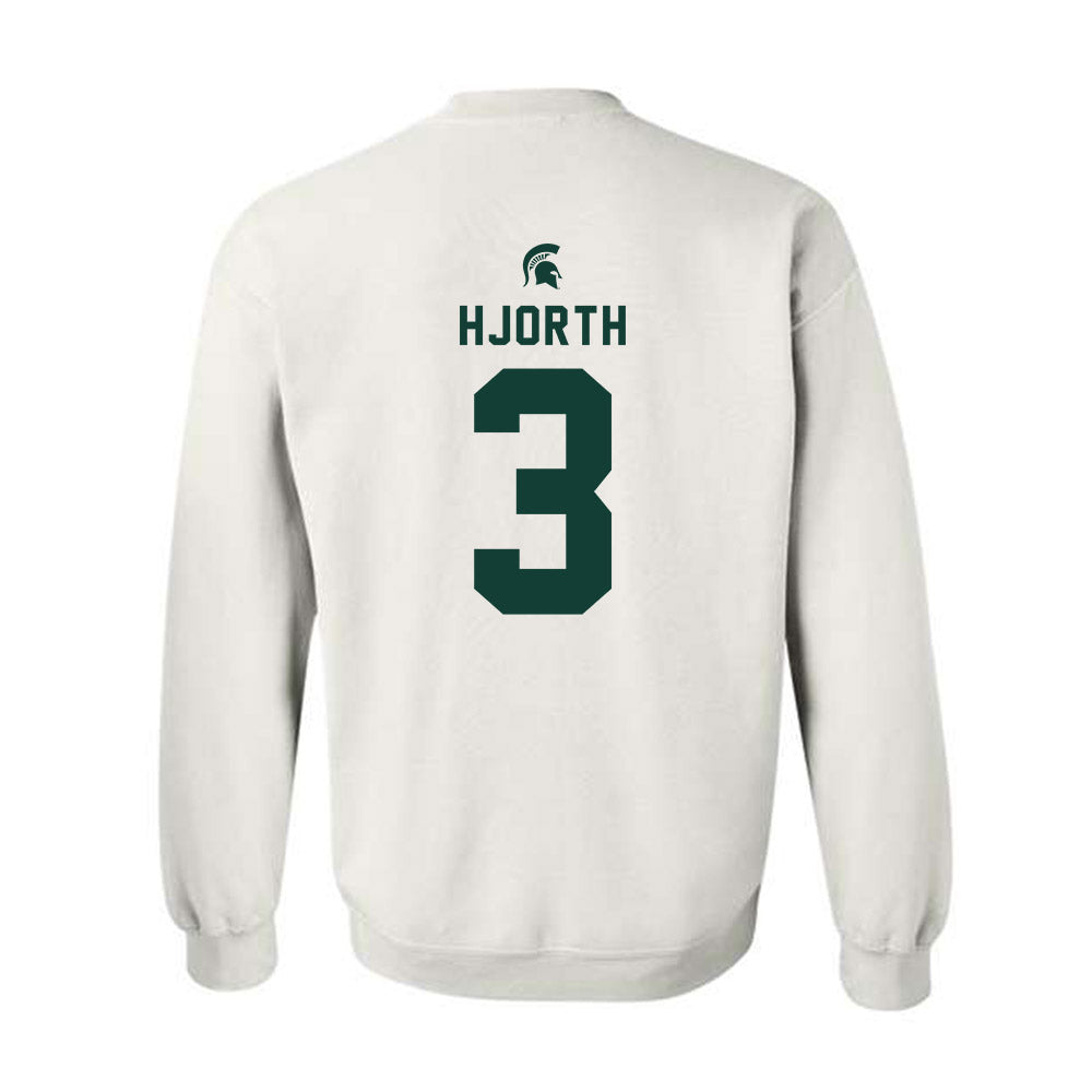 Michigan State - NCAA Women's Soccer : Taya Hjorth - Classic Shersey Crewneck Sweatshirt-1