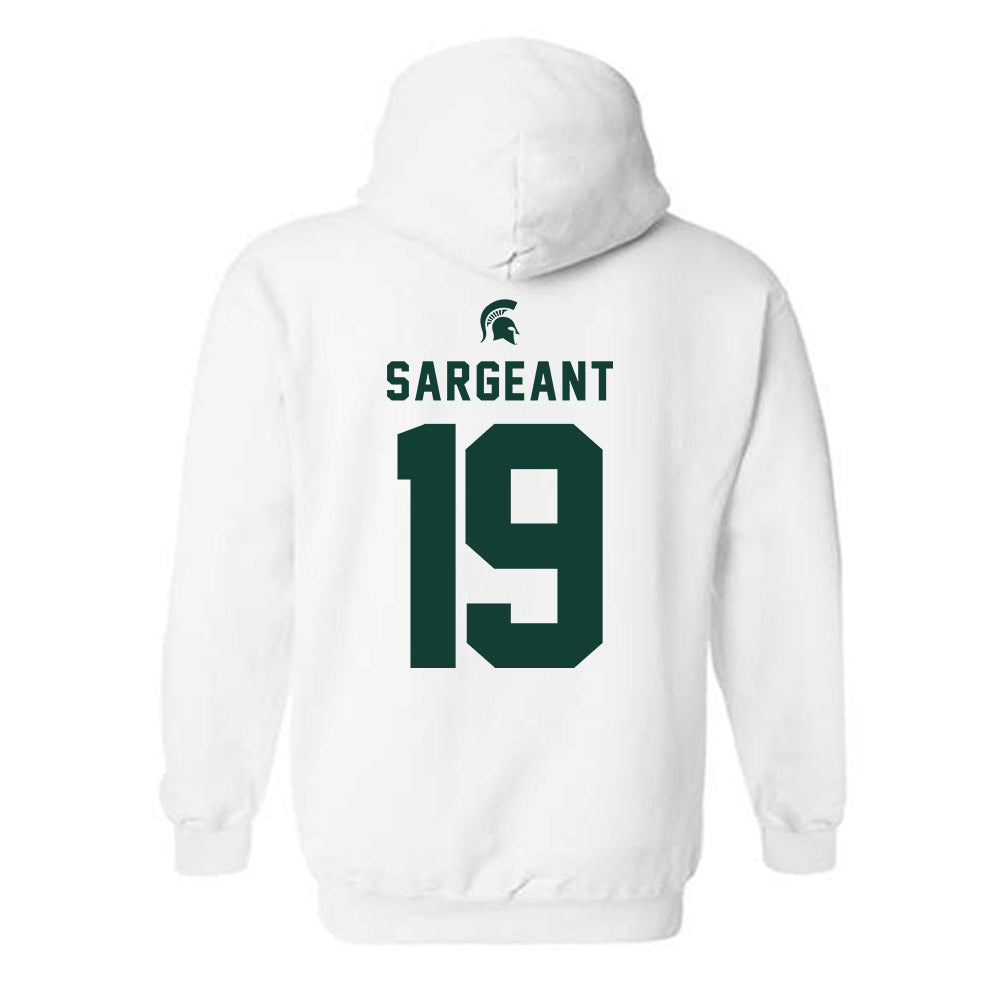 Michigan State - NCAA Women's Soccer : Emerson Sargeant - Classic Shersey Hooded Sweatshirt-1