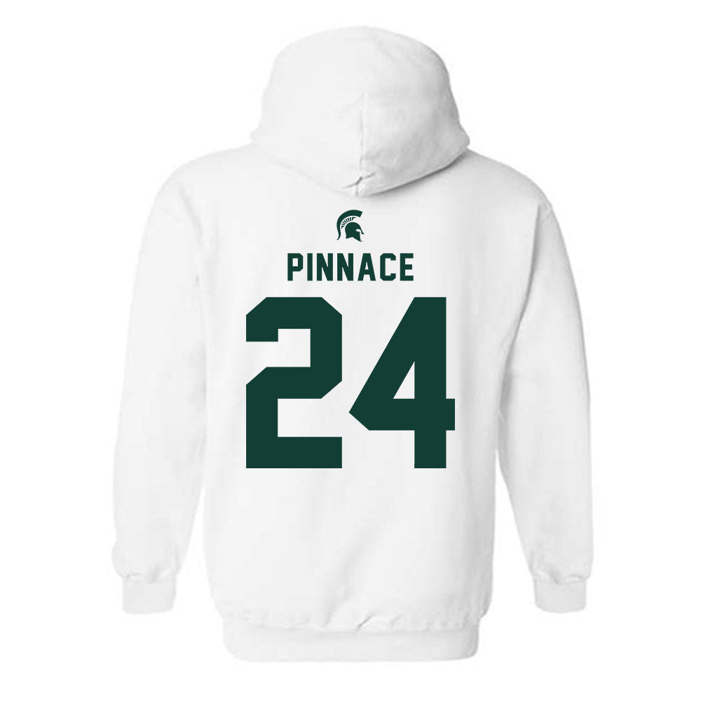 Michigan State - NCAA Football : Wilfred Pinnace - Classic Shersey Hooded Sweatshirt-1
