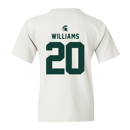 Michigan State - NCAA Football : Keshawn Williams - Classic Shersey Youth T-Shirt-1