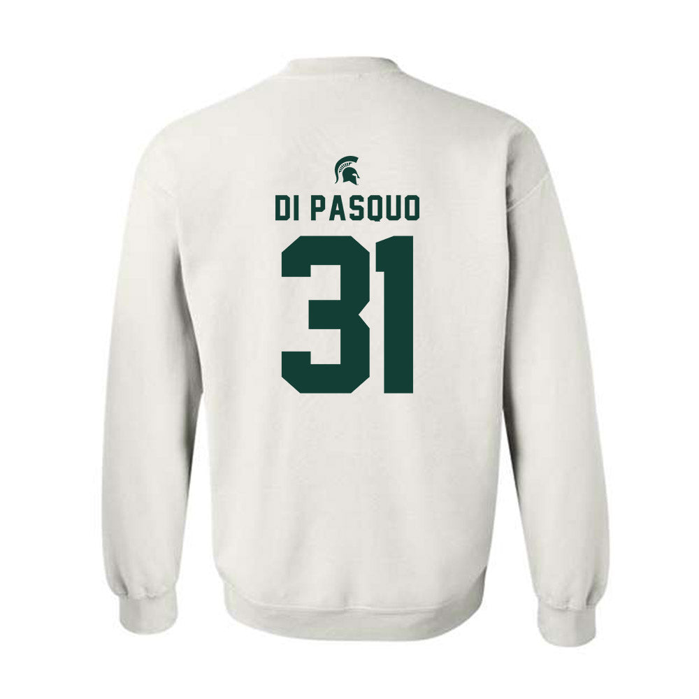 Michigan State - NCAA Men's Ice Hockey : Luca Di Pasquo - Classic Shersey Crewneck Sweatshirt-1