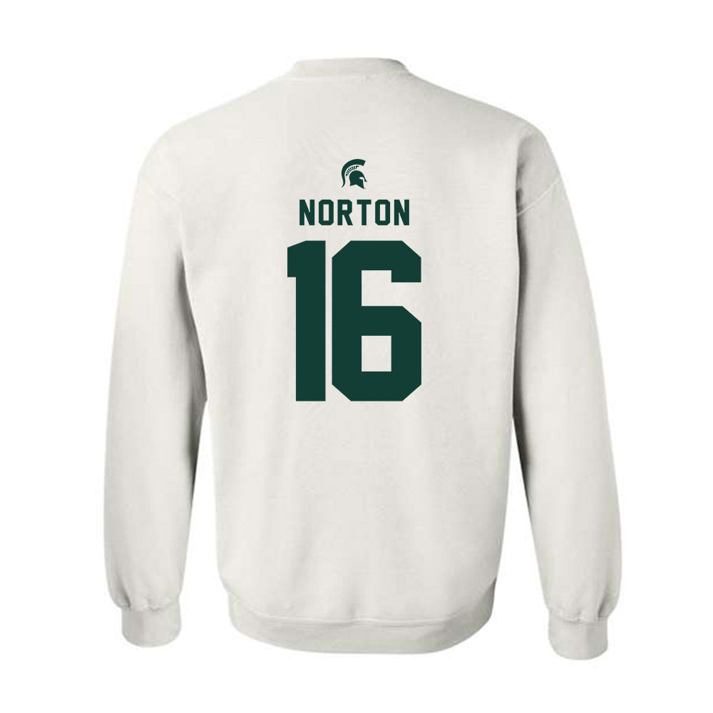 Michigan State - NCAA Women's Volleyball : Kalea Norton - Classic Shersey Crewneck Sweatshirt-1