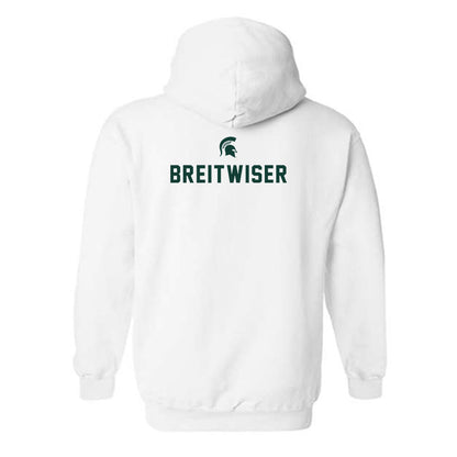 Michigan State - NCAA Women's Track & Field : Savannah Breitwiser - Classic Shersey Hooded Sweatshirt-1