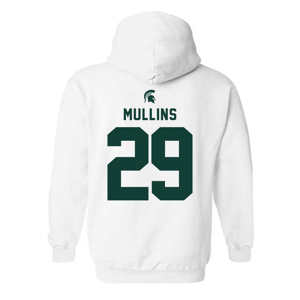 Michigan State - NCAA Football : George Mullins - Classic Shersey Hooded Sweatshirt-1