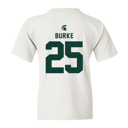 Michigan State - NCAA Men's Ice Hockey : Cole Burke - Classic Shersey Youth T-Shirt-1