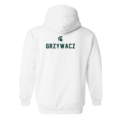 Michigan State - NCAA Women's Rowing : Megan Grzywacz - Classic Shersey Hooded Sweatshirt-1
