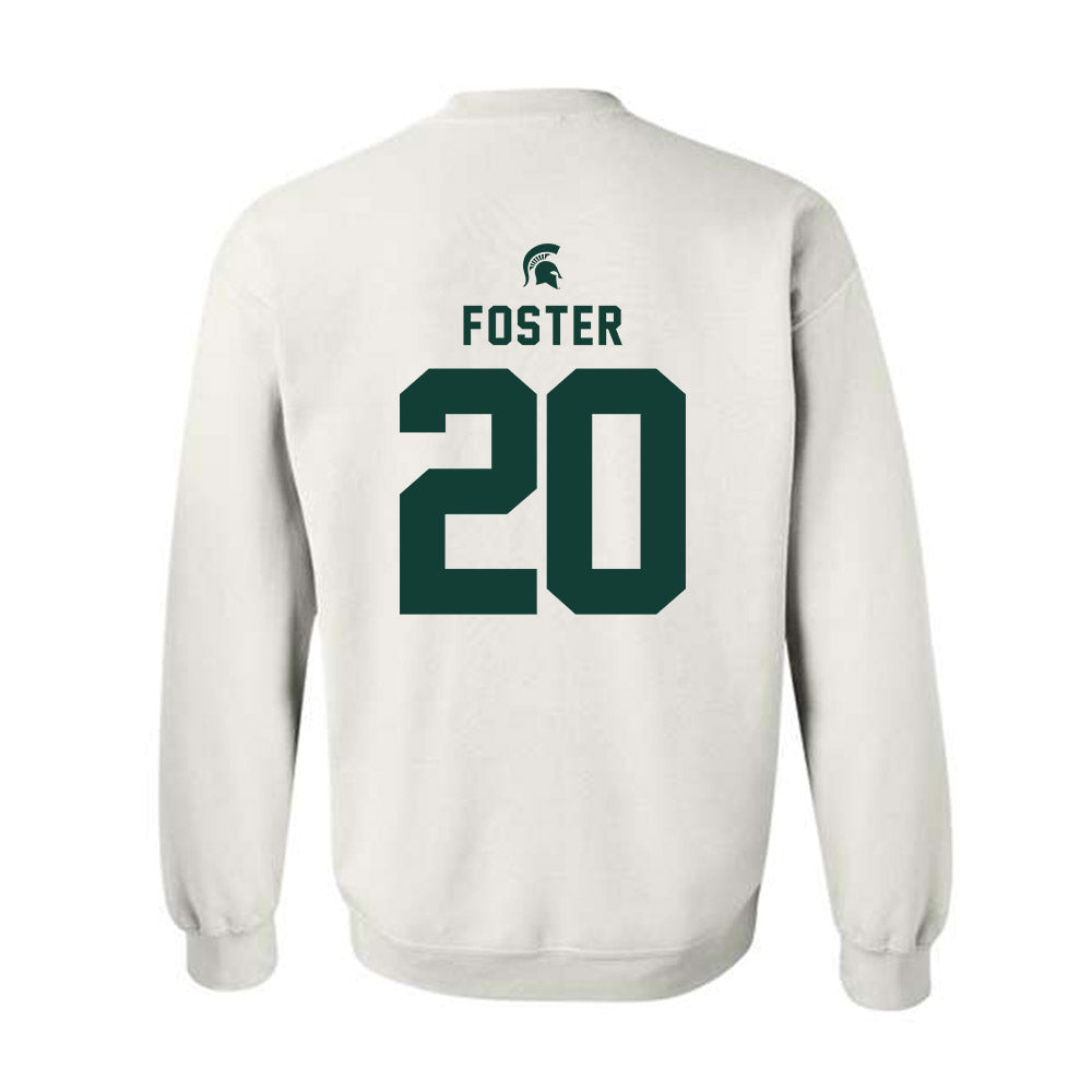 Michigan State - NCAA Football : Shawn Foster - Classic Shersey Crewneck Sweatshirt-1