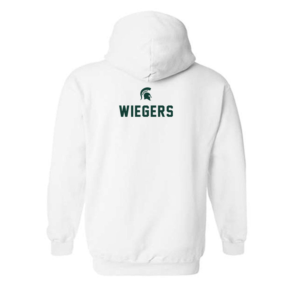 Michigan State - NCAA Women's Track & Field : Abbie Wiegers - Classic Shersey Hooded Sweatshirt-1