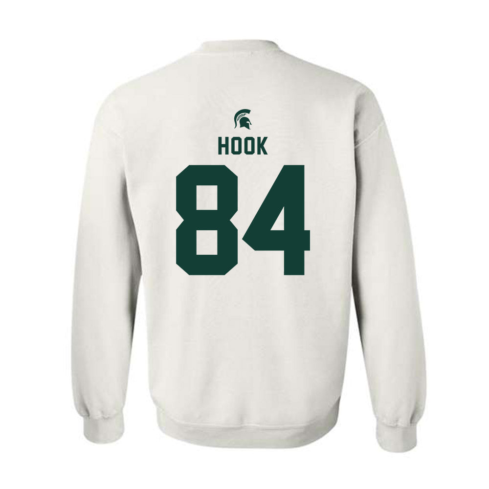 Michigan State - NCAA Football : Wyatt Hook - Classic Shersey Crewneck Sweatshirt-1