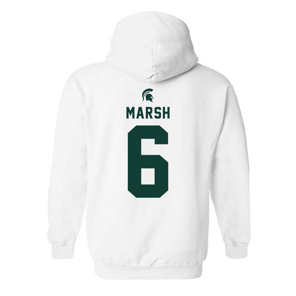 Michigan State - NCAA Football : Nick Marsh - Classic Shersey Hooded Sweatshirt-1