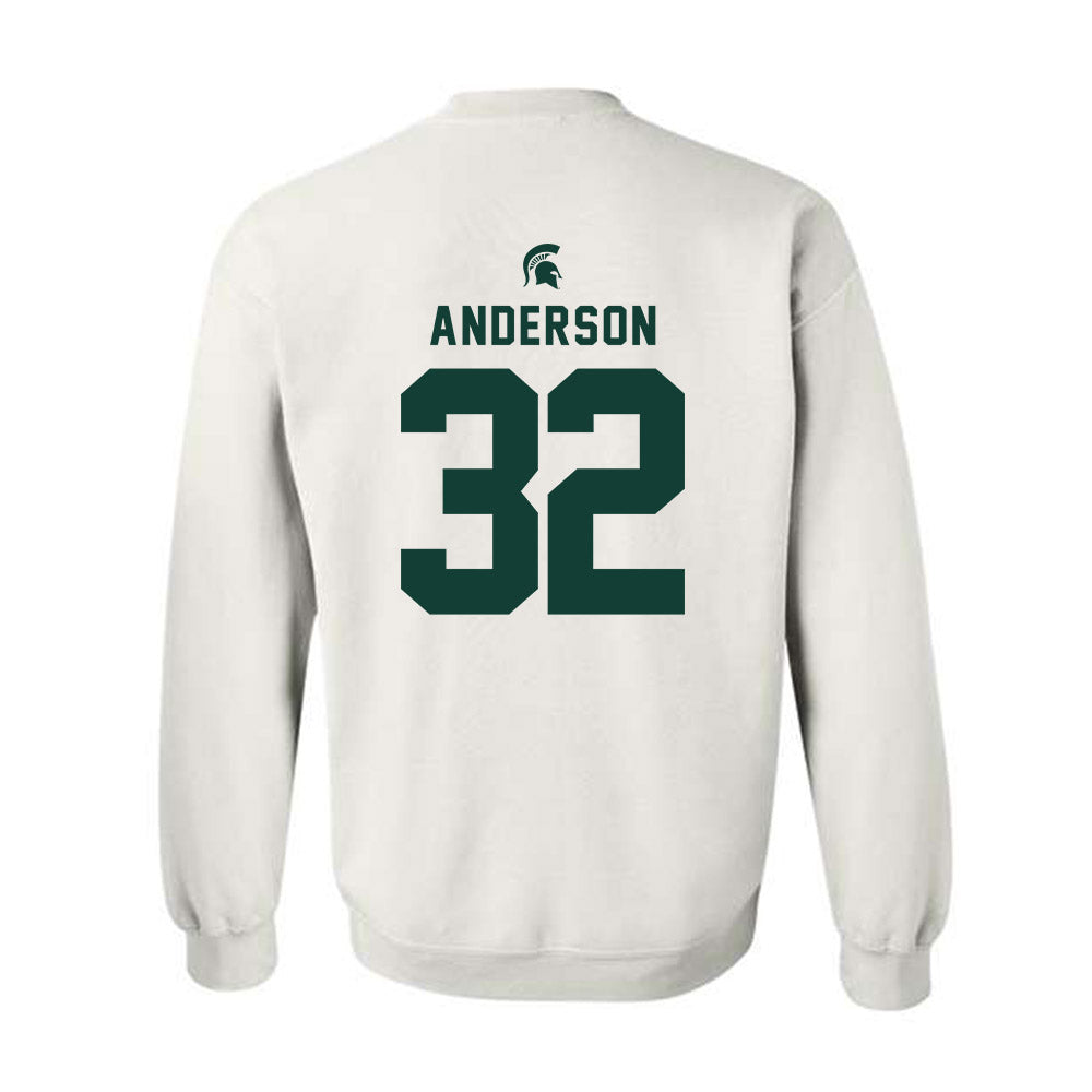 Michigan State - NCAA Men's Soccer : David Anderson - Classic Shersey Crewneck Sweatshirt-1