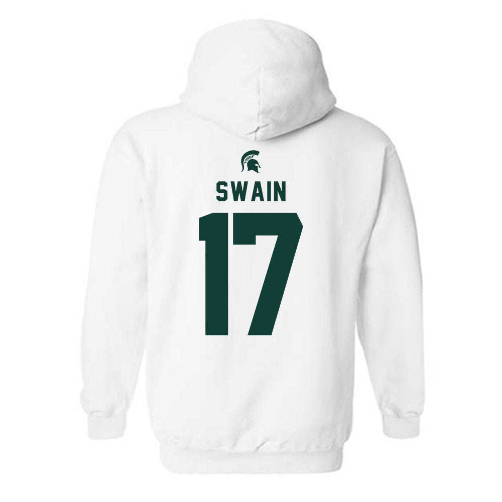 Michigan State - NCAA Women's Volleyball : Jayhlin Swain - Classic Shersey Hooded Sweatshirt-1