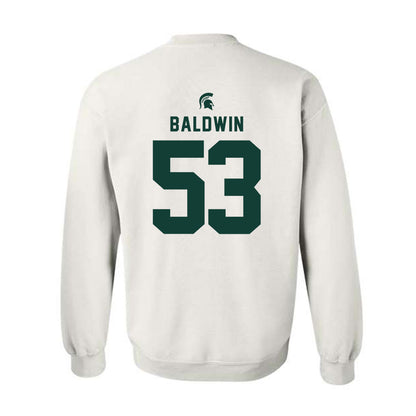 Michigan State - NCAA Football : Brandon Baldwin - Classic Shersey Crewneck Sweatshirt-1