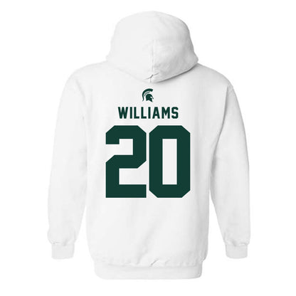 Michigan State - NCAA Football : Keshawn Williams - Classic Shersey Hooded Sweatshirt-1