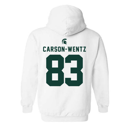 Michigan State - NCAA Football : Jack Carson-wentz - Classic Shersey Hooded Sweatshirt-1