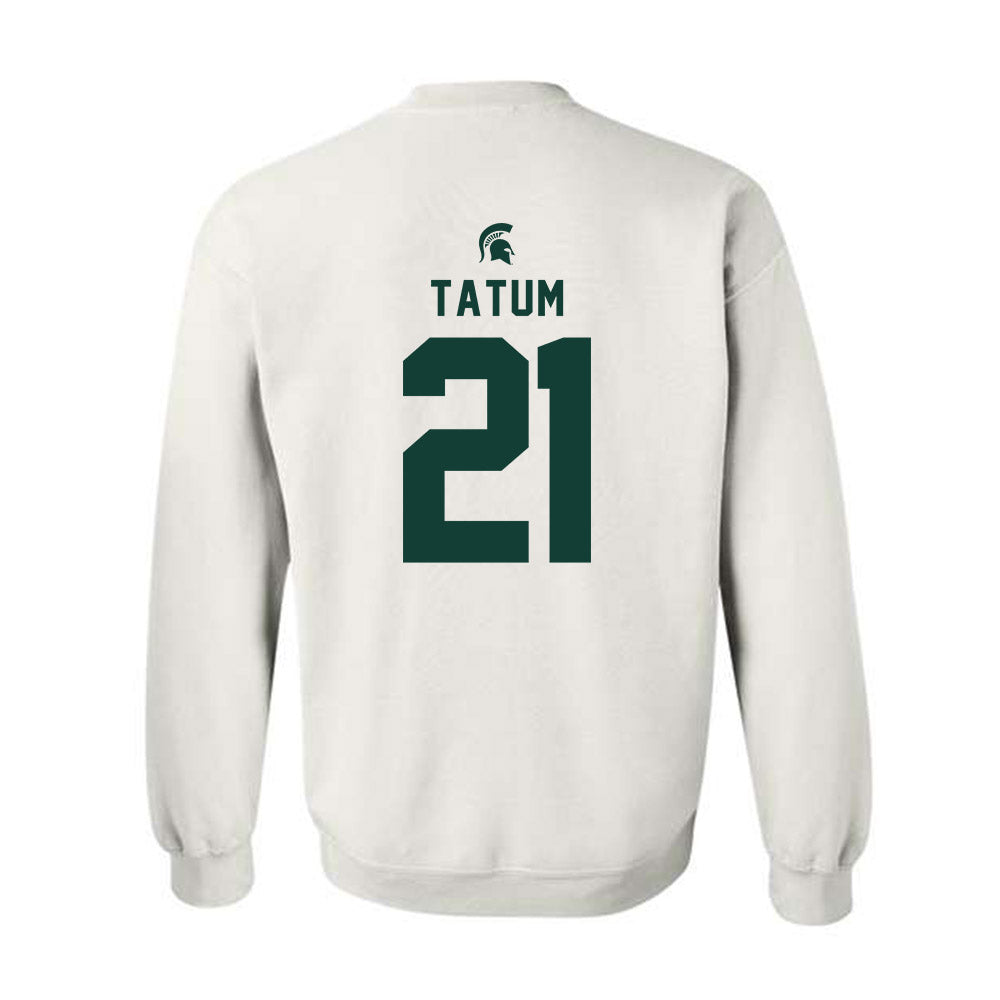 Michigan State - NCAA Football : Dillon Tatum - Classic Shersey Crewneck Sweatshirt-1