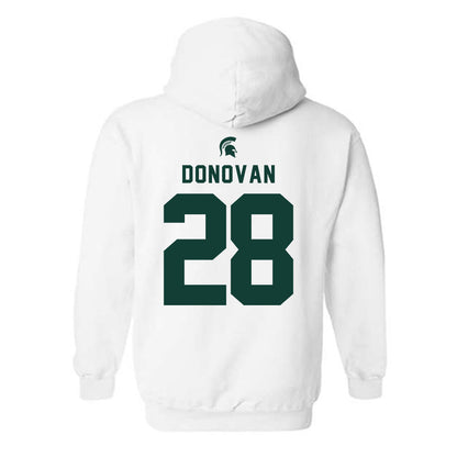 Michigan State - NCAA Baseball : Aidan Donovan - Classic Shersey Hooded Sweatshirt-1