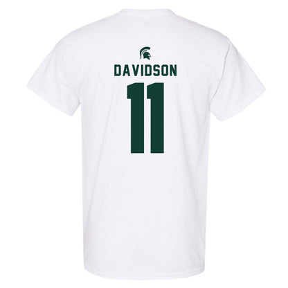 Michigan State - NCAA Men's Ice Hockey : Jeremy Davidson - Classic Shersey T-Shirt-1