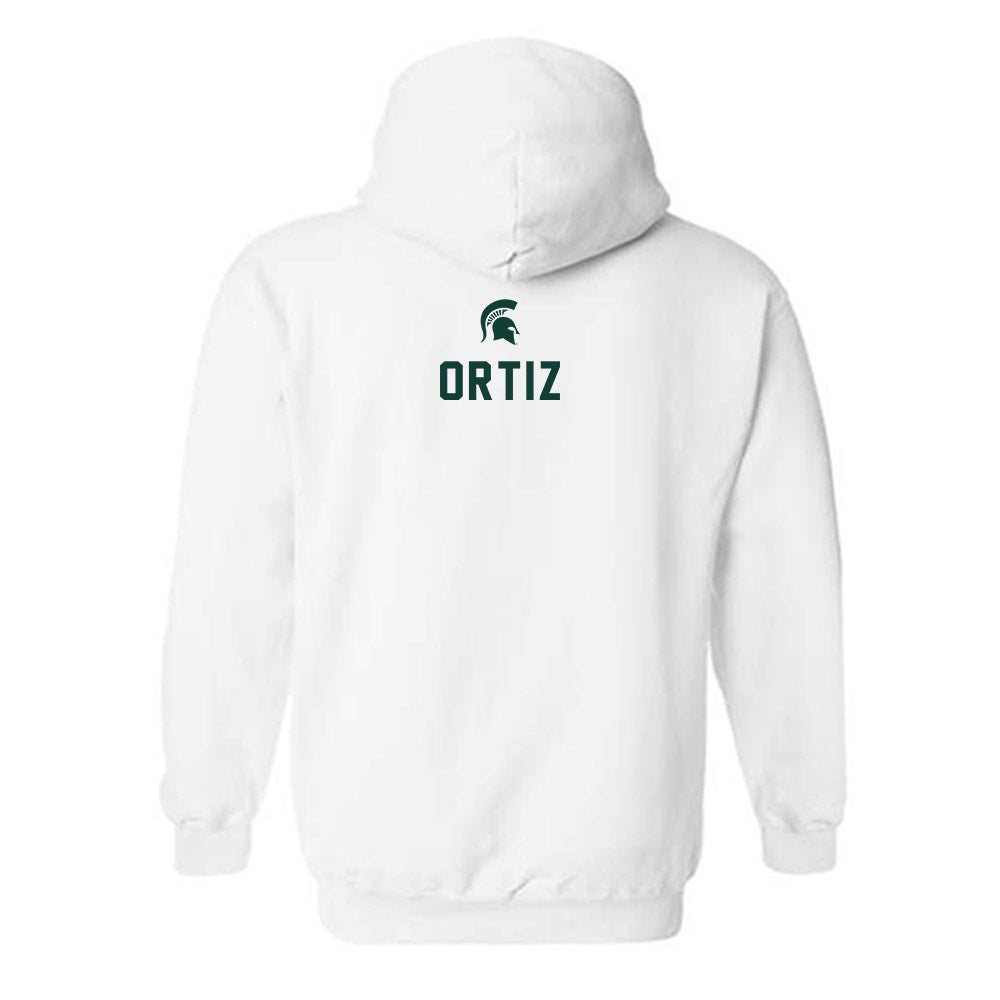 Michigan State - NCAA Women's Gymnastics : Gabriella Ortiz - Classic Shersey Hooded Sweatshirt-1