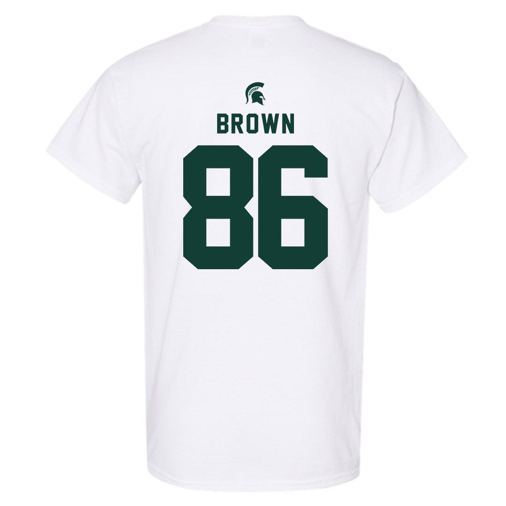 Michigan State - NCAA Football : Jaylan Brown - Classic Shersey T-Shirt-1