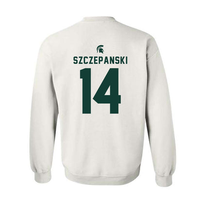 Michigan State - NCAA Baseball : Tommy Szczepanski - Classic Shersey Crewneck Sweatshirt-1