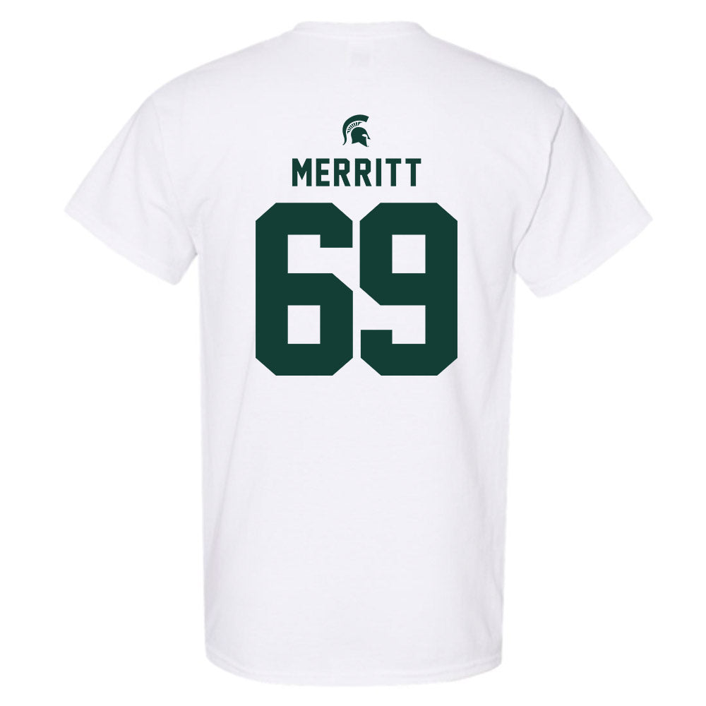 Michigan State - NCAA Football : Jacob Merritt - Classic Shersey T-Shirt-1