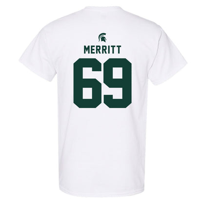 Michigan State - NCAA Football : Jacob Merritt - Classic Shersey T-Shirt-1