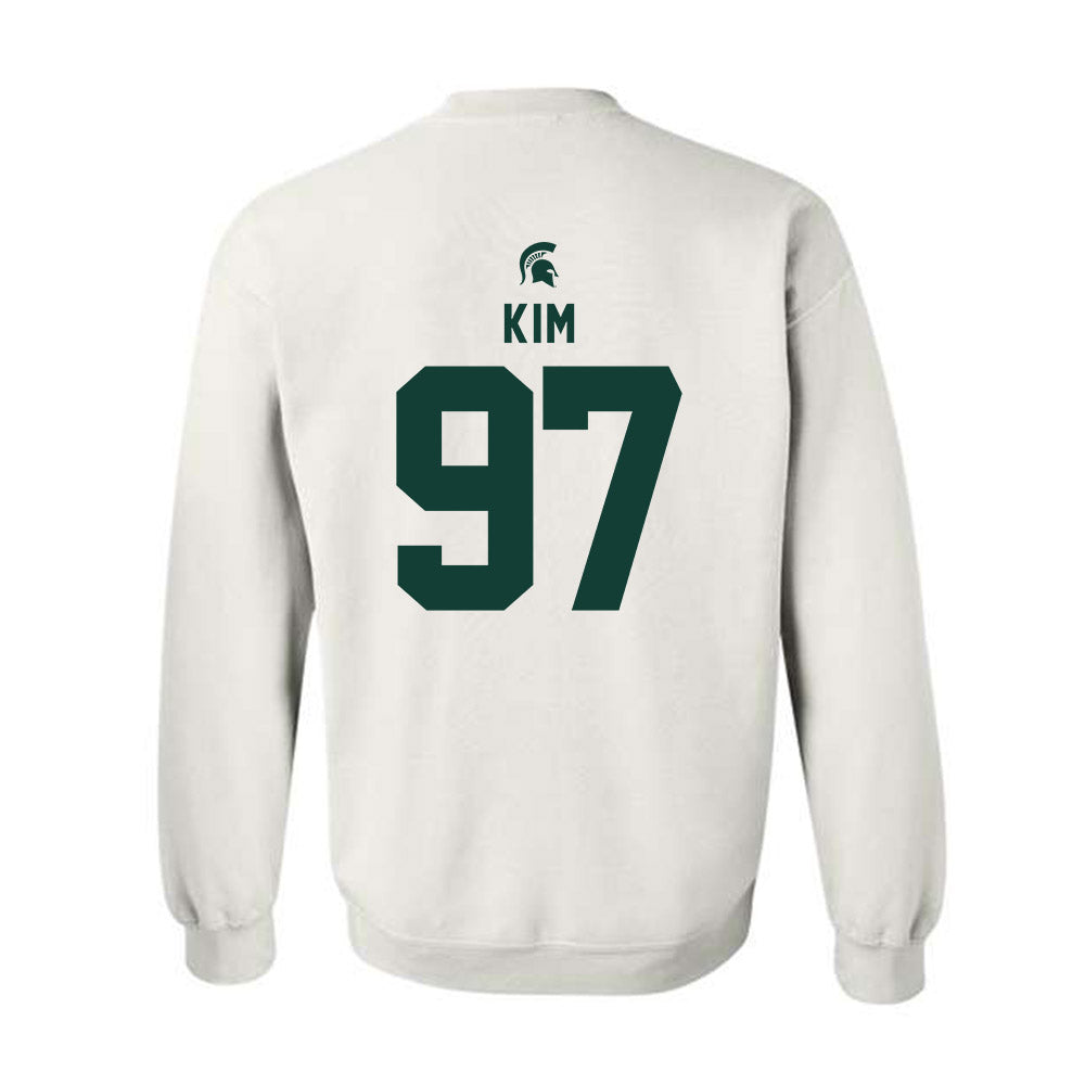 Michigan State - NCAA Football : Jonathan Kim - Classic Shersey Crewneck Sweatshirt-1