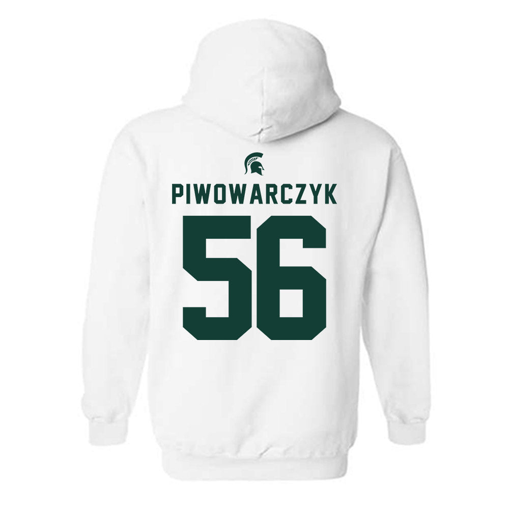 Michigan State - NCAA Football : Christopher Piwowarczyk - Classic Shersey Hooded Sweatshirt-1