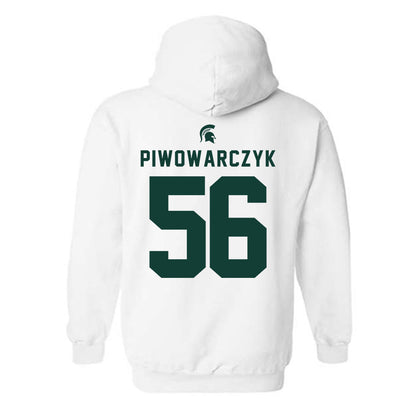 Michigan State - NCAA Football : Christopher Piwowarczyk - Classic Shersey Hooded Sweatshirt-1