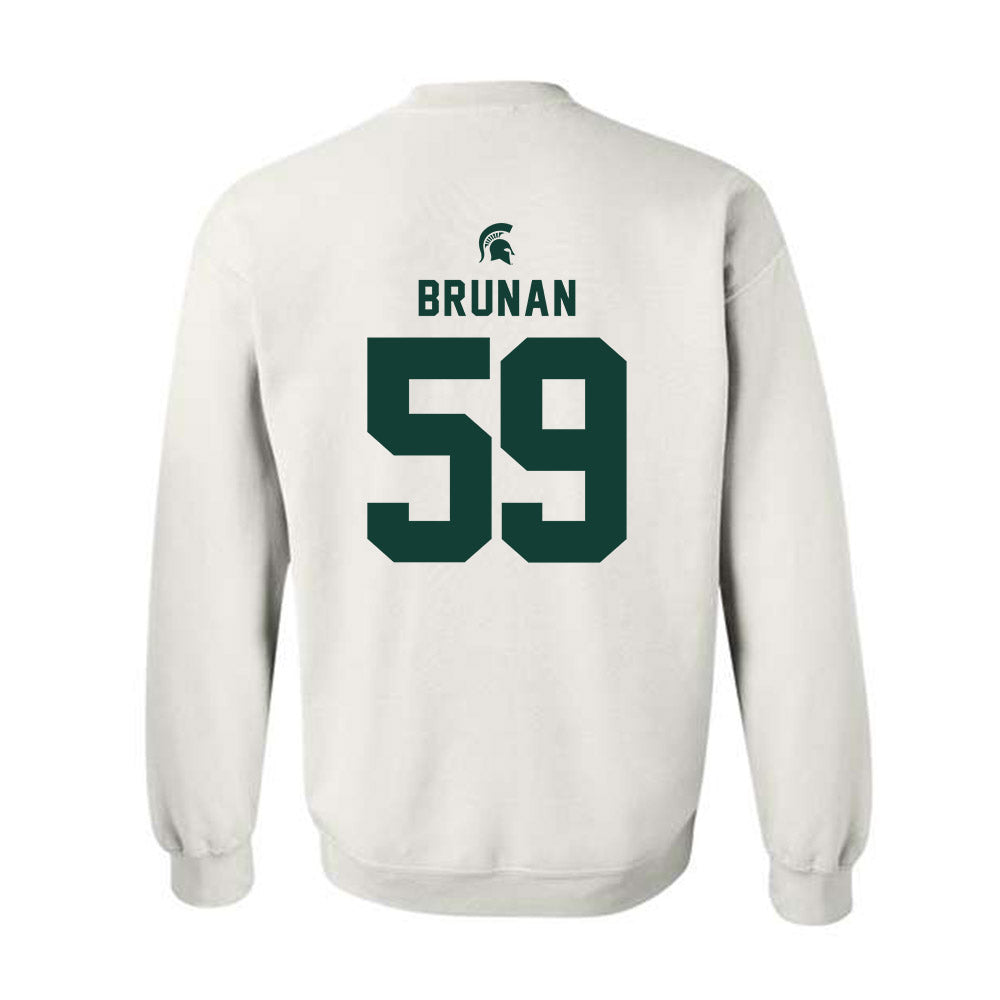 Michigan State - NCAA Football : Kyler Brunan - Classic Shersey Crewneck Sweatshirt-1